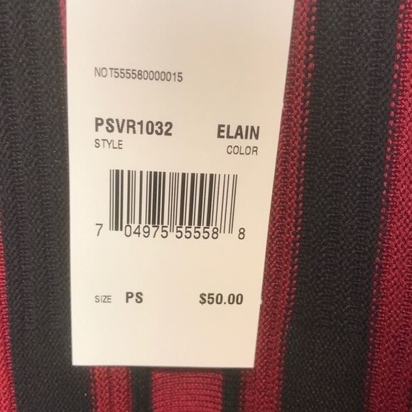 NY Collection Petite Striped Open-Front Cardigan women’s PS - Picture 4 of 9